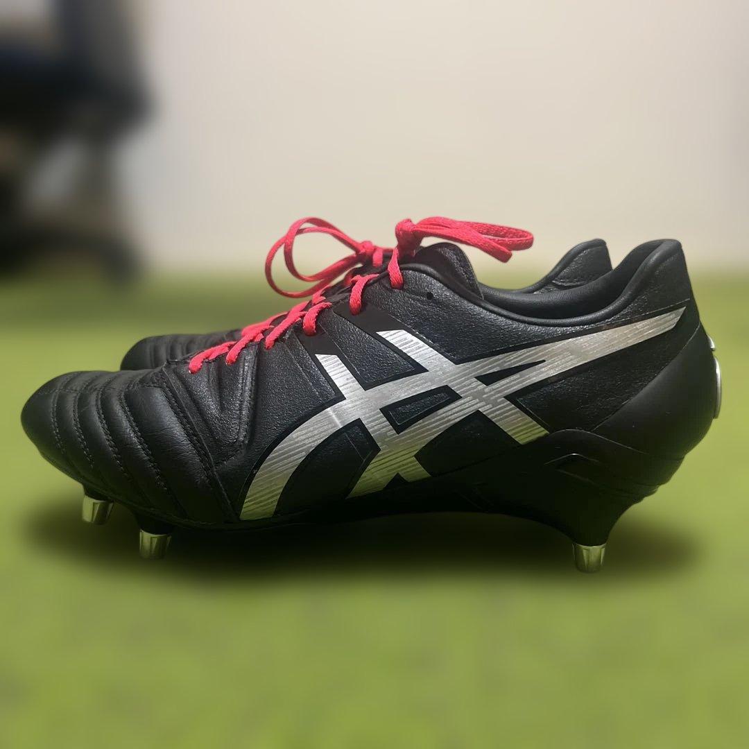アシックス ラグビースパイク 黒