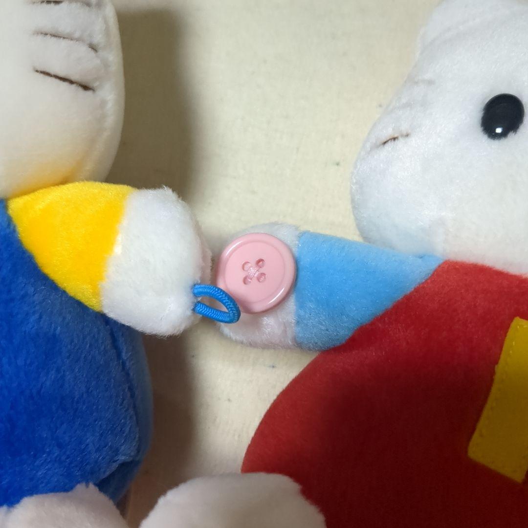 キティちゃんダニエルくんぬいぐるみセット　少し汚れあり