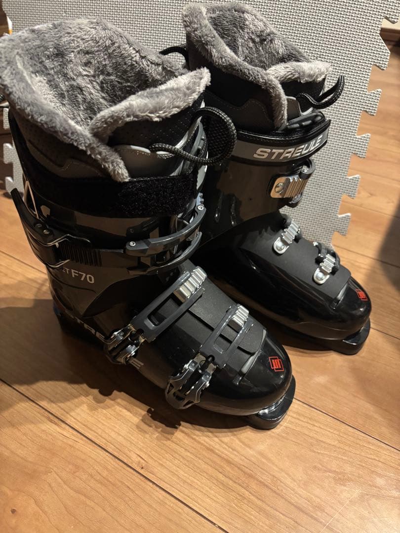 シュトロイレスキーブーツ 26から26.5cm ブラック