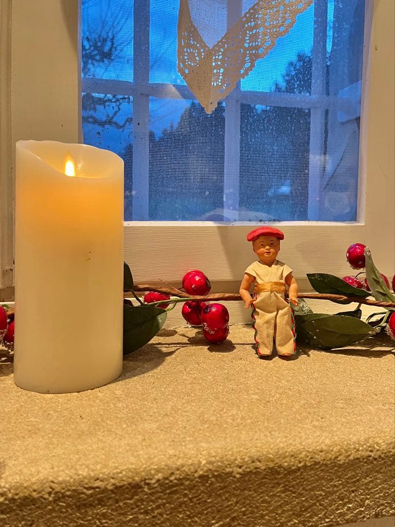 ◆フランスアンティーク｜ミニドールCヨーロッパ民族衣装バスク地方伝統少年南仏