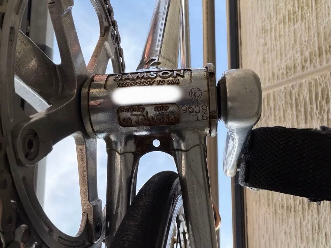 ク*ク様 samson サムソン ピストバイク クローム DURA ACE 完成