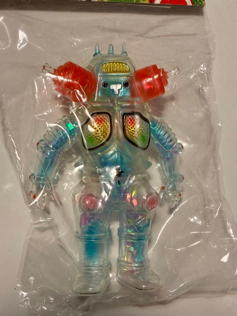 ブルマァク ソフビ　ウルトラセブン リトルキングジョー オーロラブルー