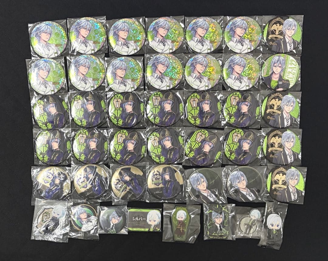 ツイステ シルバー 缶バッジ アクスタ ストラップ namco 一番くじ まとめ