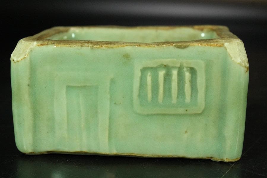 青磁 葛屋 香炉 在印(K-A355)