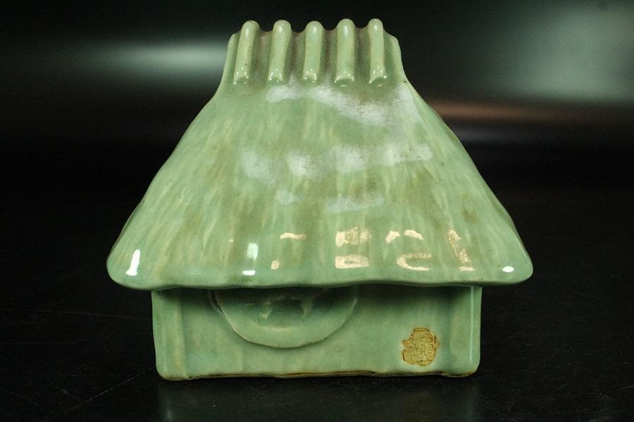 青磁 葛屋 香炉 在印(K-A355)