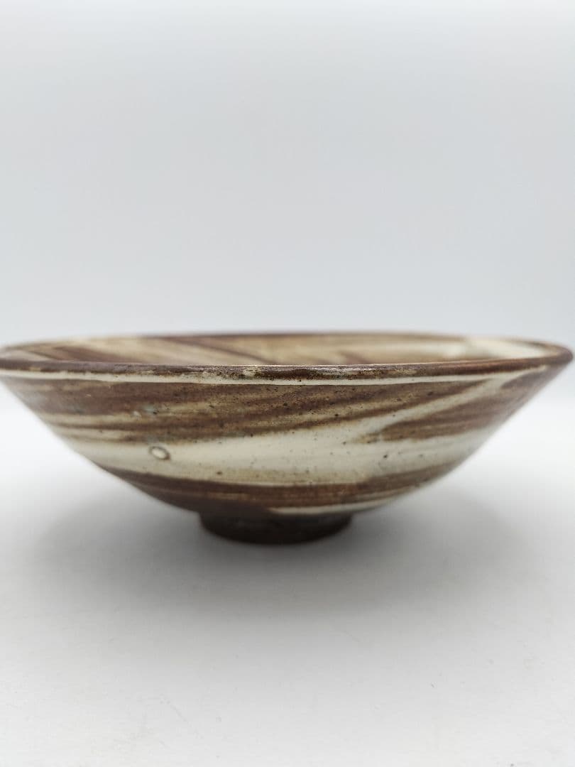 b595 茶碗 刷毛目 平 十三代 中里太郎衛門 木箱 茶道具 古物