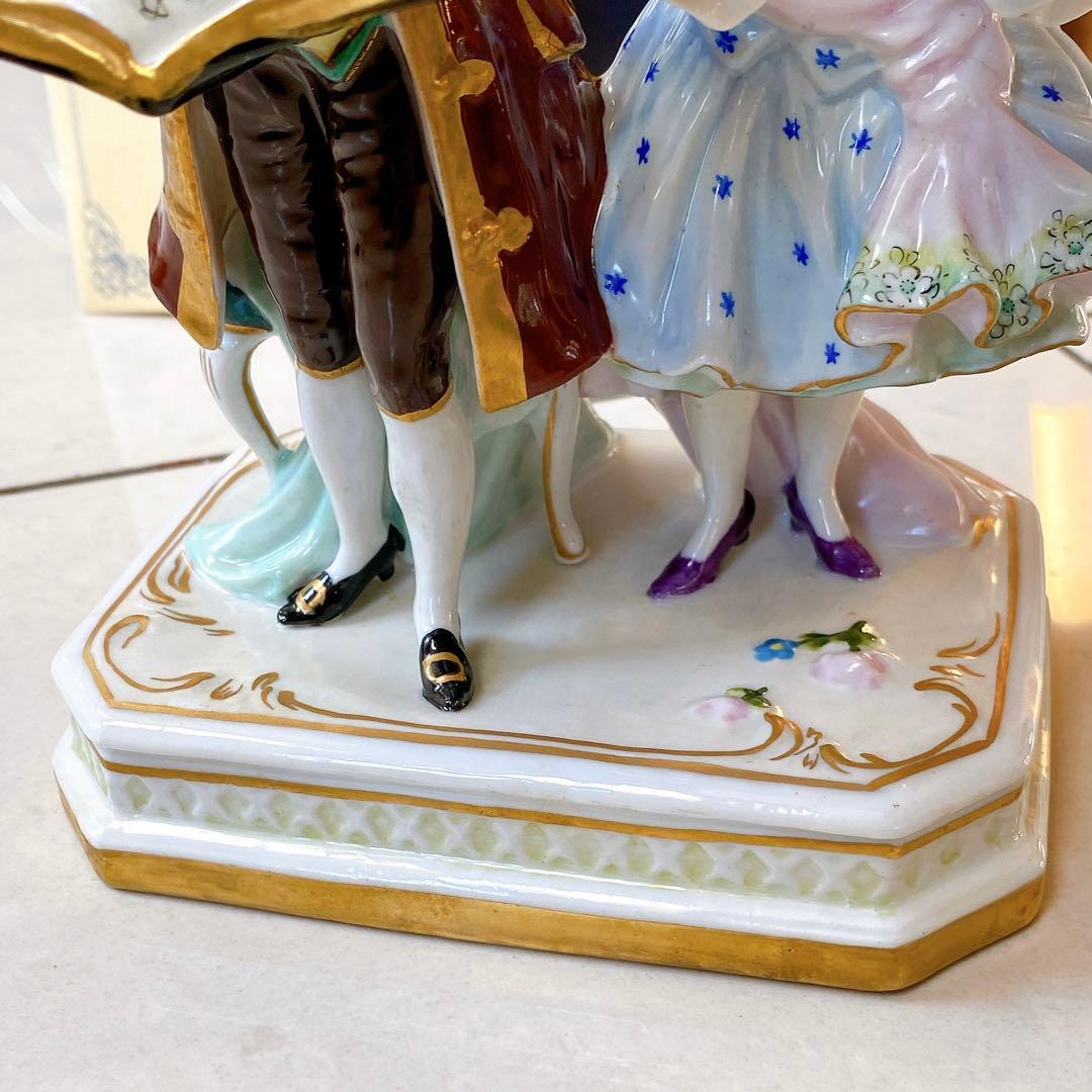 シャイベ　アルスバッハ　磁器　置物　アンティーク