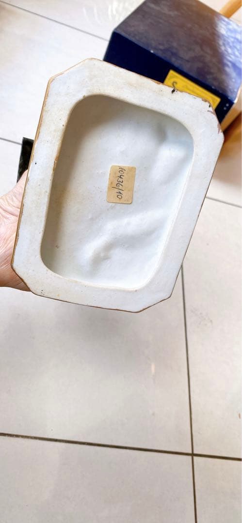 シャイベ　アルスバッハ　磁器　置物　アンティーク