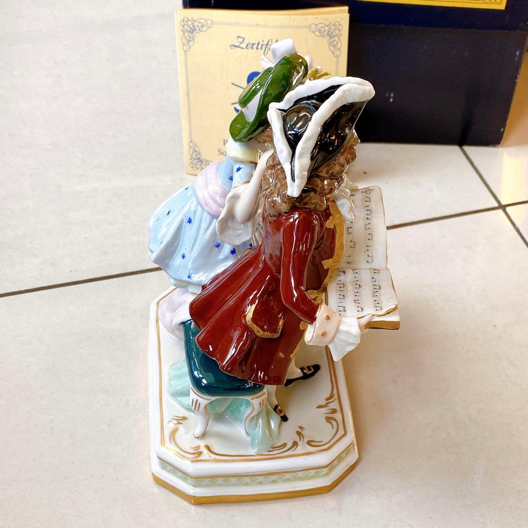 シャイベ　アルスバッハ　磁器　置物　アンティーク