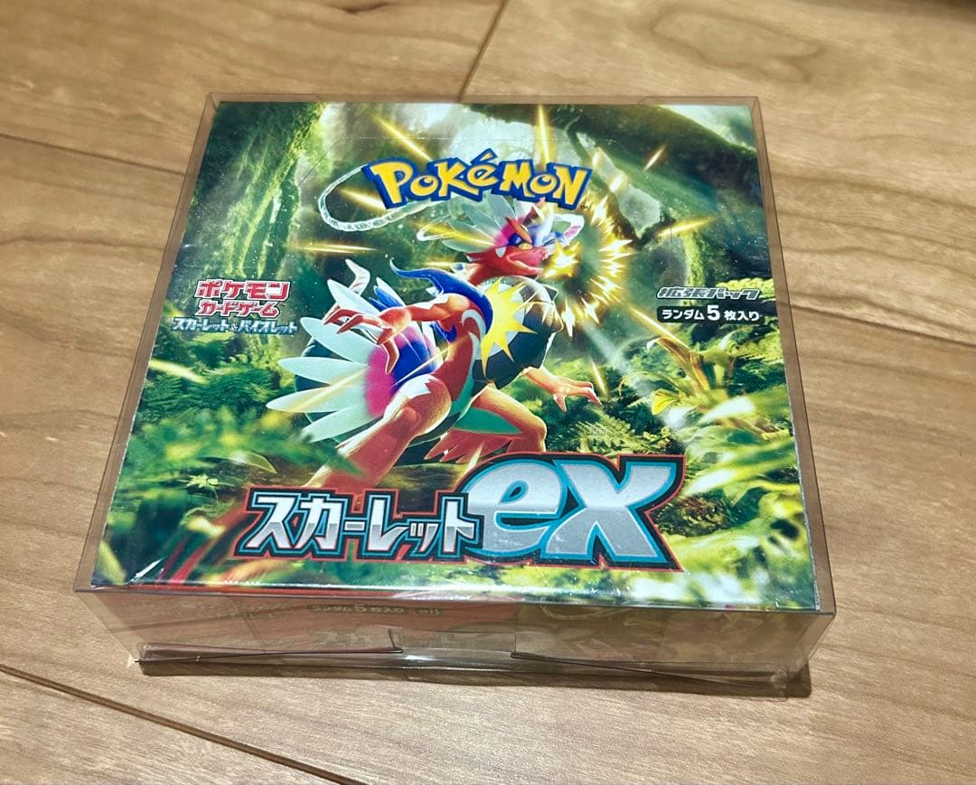 ポケモンカードゲーム スカーレットex 新品未開封 シュリンク付き 1BOX