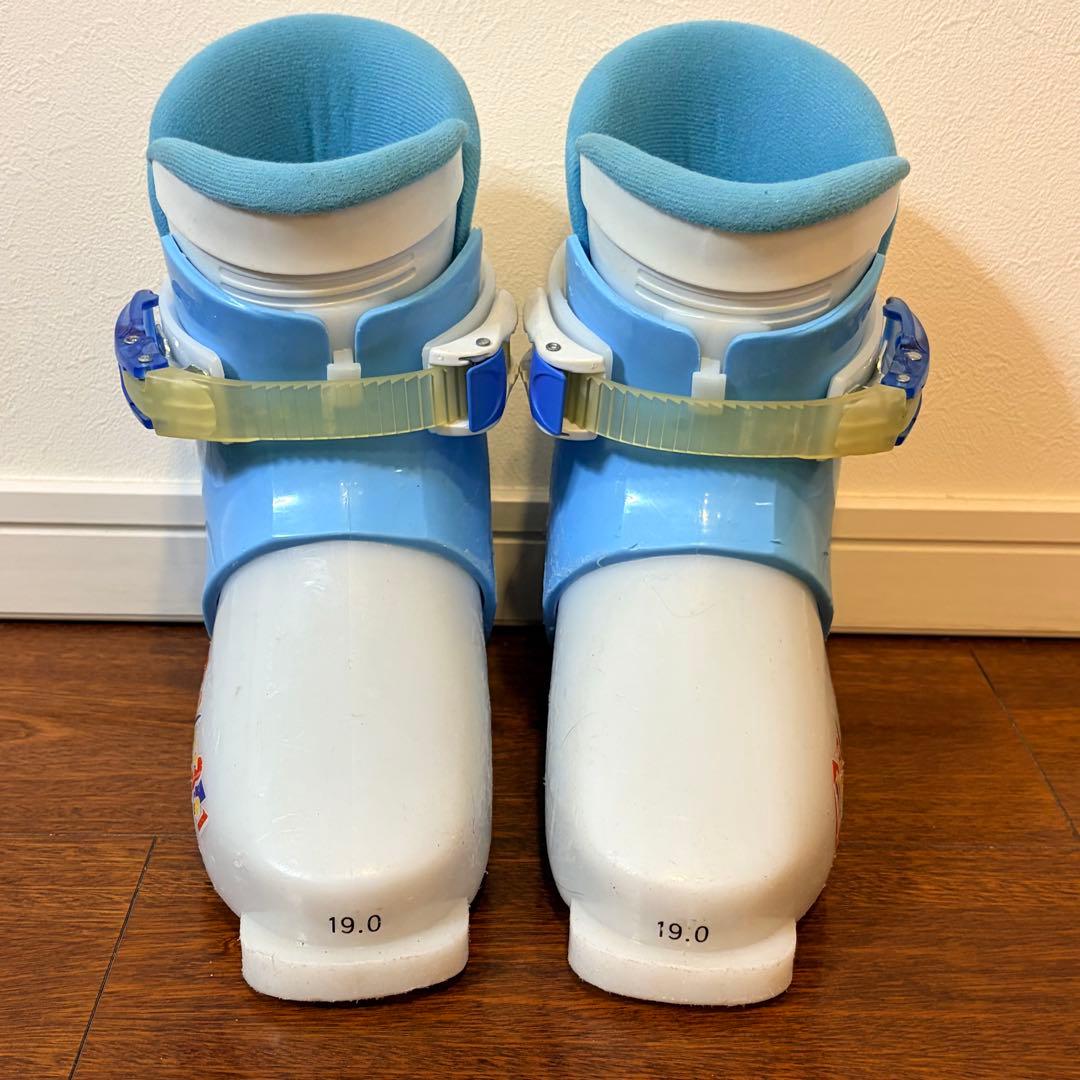 【ジュニアスキー3点セット】スキー板88cm ポール スキーブーツ 19cm