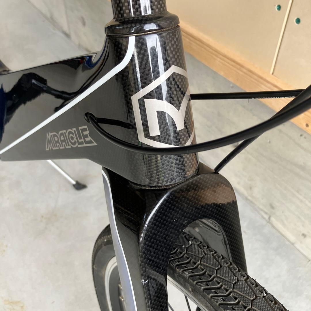 カーボンフレーム ミニベロ ミライクル 自転車