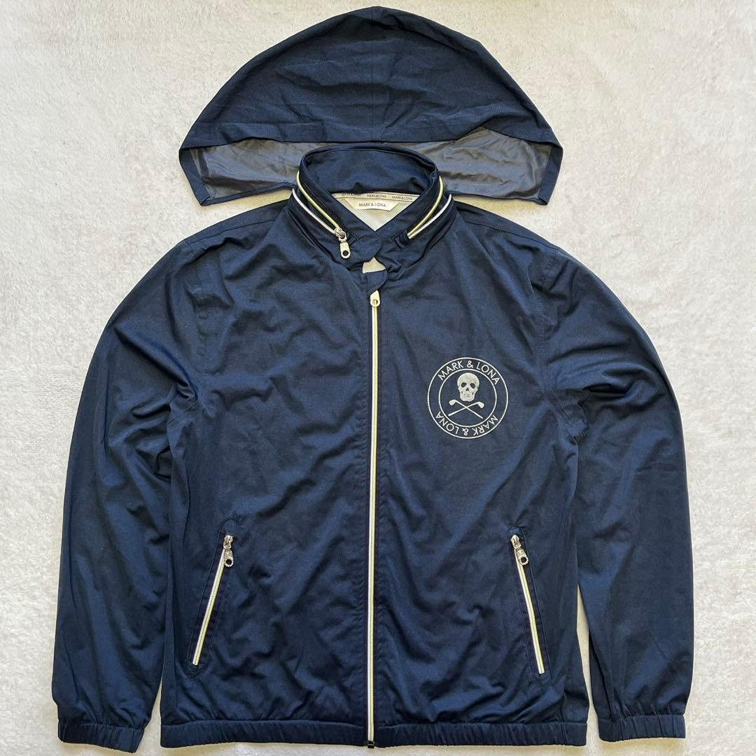 極美品 マークアンドロナ 2WAY　パーカー　ジャケット　ナイロン　収納