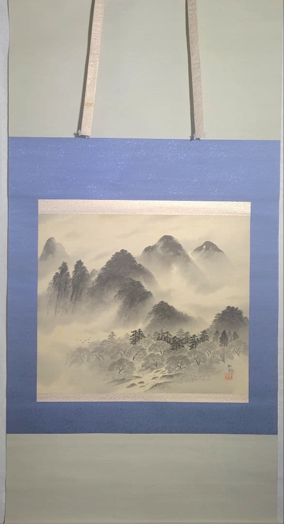 佐藤耕寛　風景画　山水画　箱無　書画、骨董品、美術品