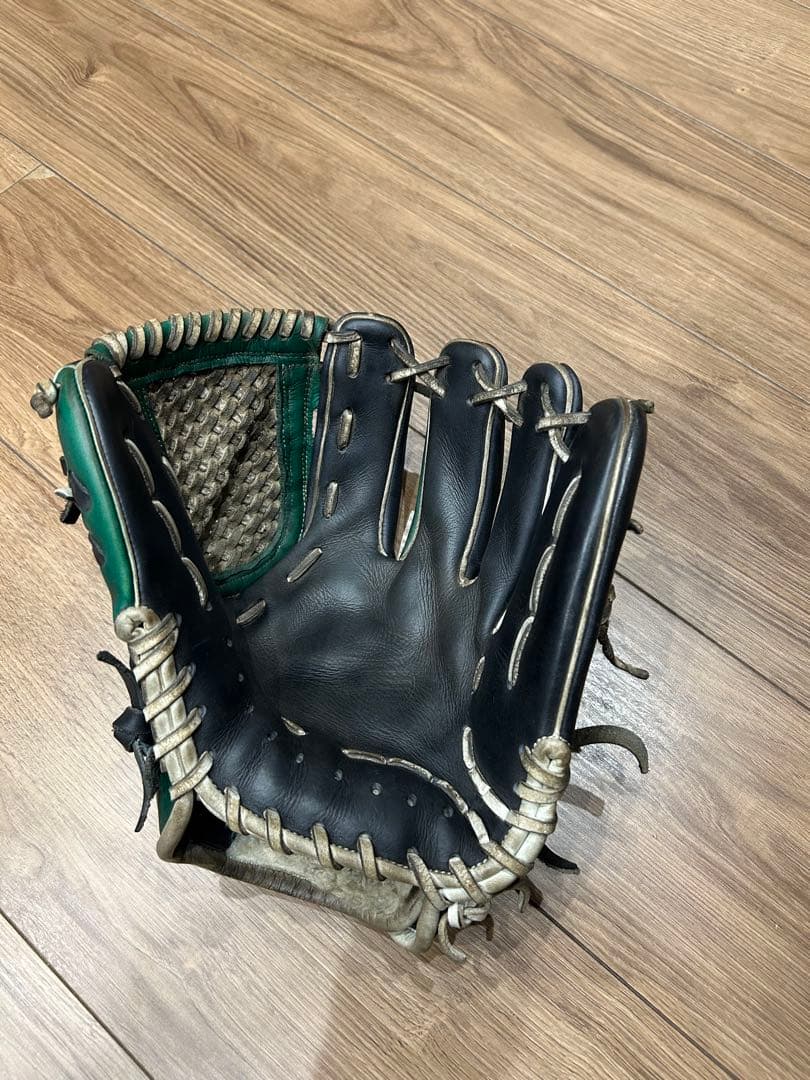 Slingers 軟式グローブ 黒/緑