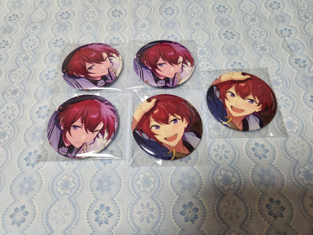 【5点セット】あんスタ コレクション 缶バッジ 朱桜 司