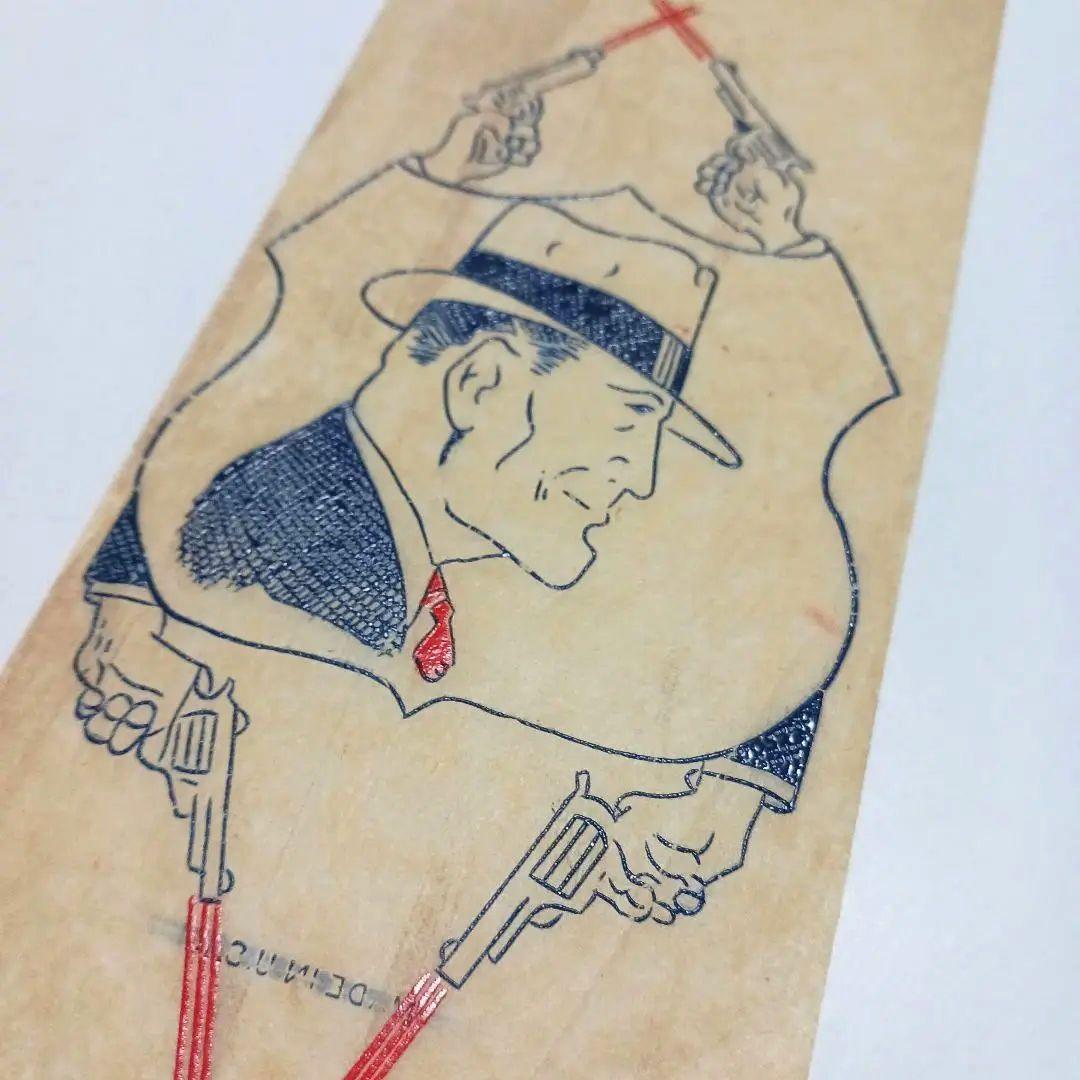 アート・デコ ビンテージアイロンプリント 転写紙 ギャングスター 40s 50s