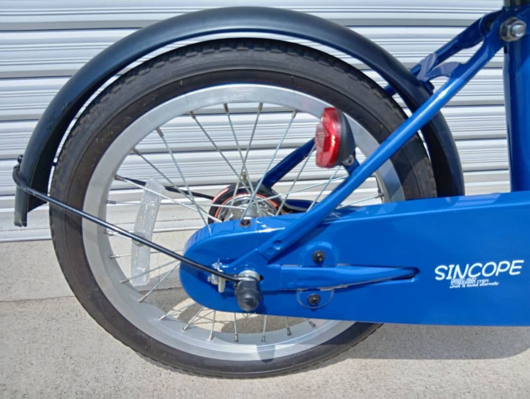 補助輪　自転車　ブルー　青　16インチ　男の子　女の子　→引取り限定(岐阜県)