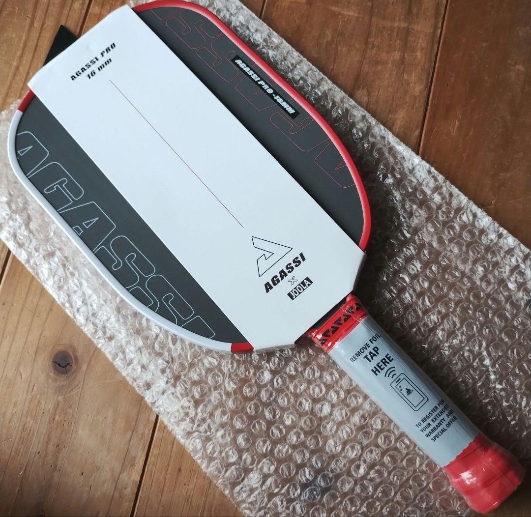 新品 JOOLA ヨーラ アガシ プロ 16mm ピックルボール パドル