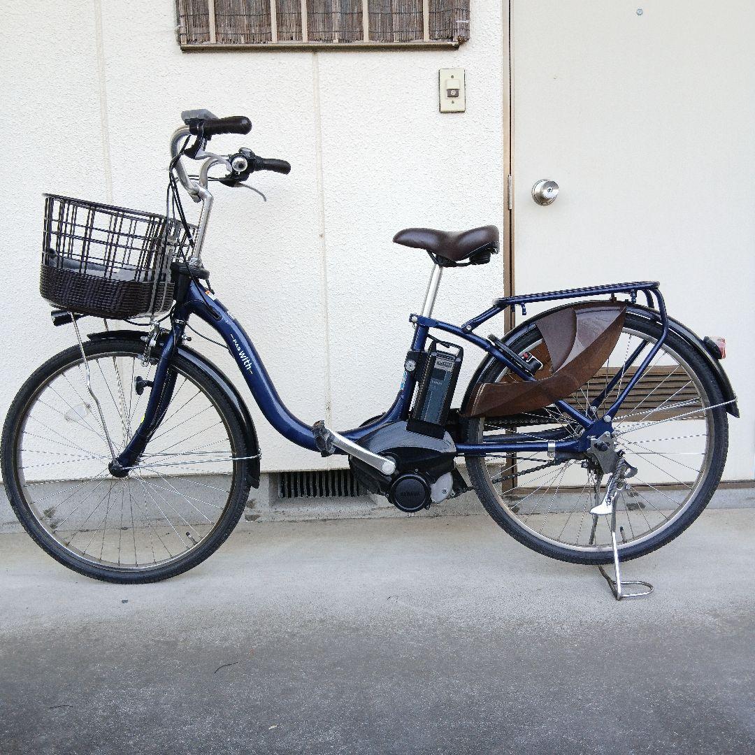 ​☆予備バッテリー付ヤマハ PAS With バッテリー2個とも最高判定！鍵2本