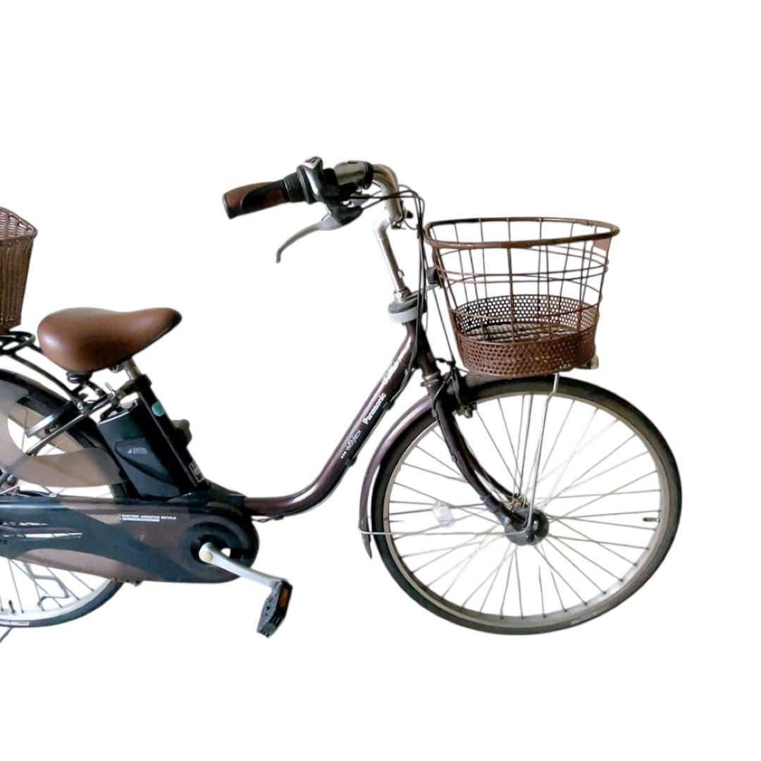 【引取限定】パナソニック　ビビスタイルDX 26インチ　茶色　電動アシスト自転車