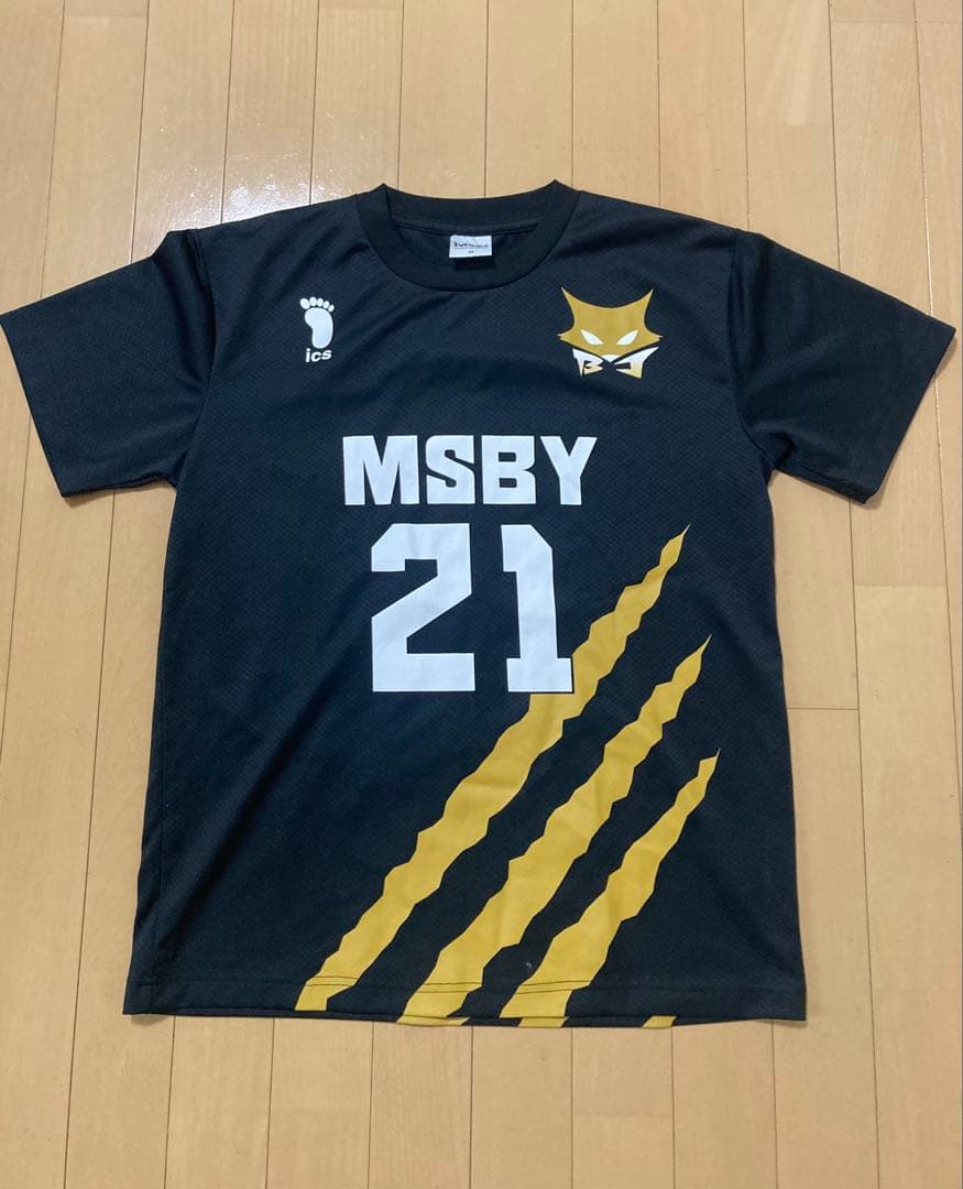 ハイキュー バレーボール シャツ M 日向翔陽 ブラックジャッカル