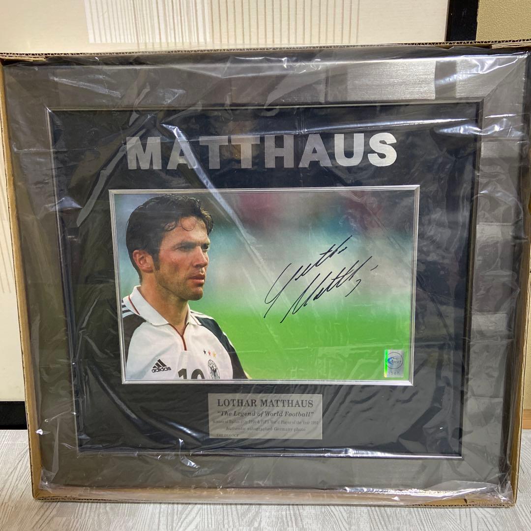 ローター・マテウス直筆サイン入りフォト　額入り