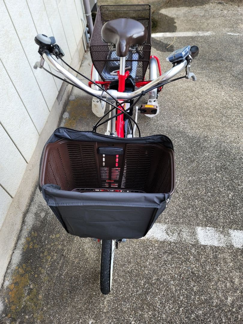 YAMAHA Pas 赤い三輪電動アシスト自転車
