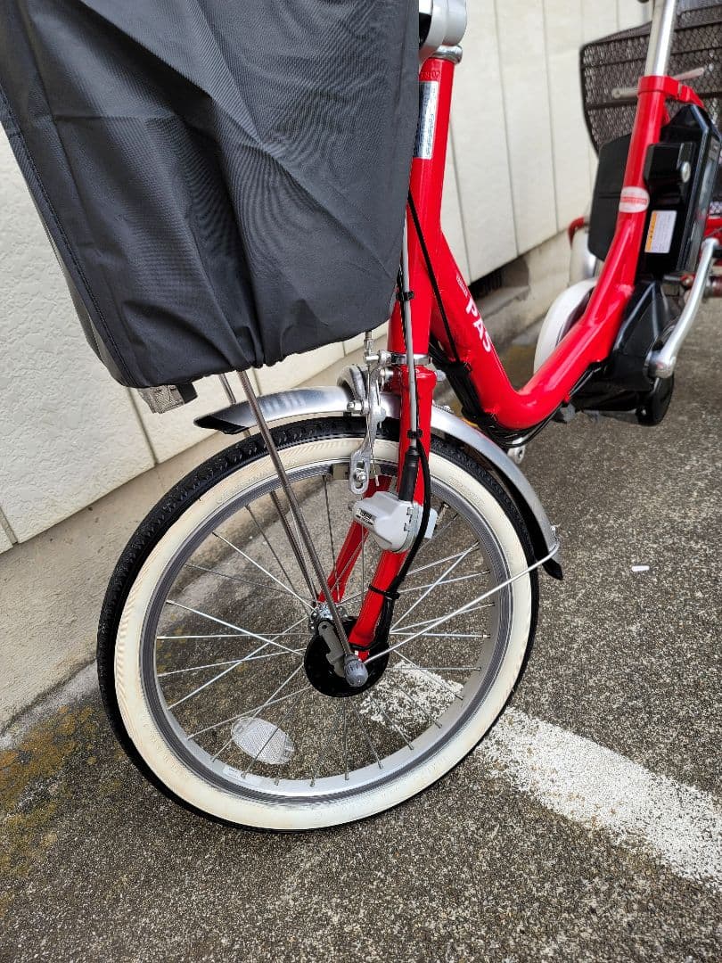 YAMAHA Pas 赤い三輪電動アシスト自転車