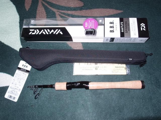 ダイワ トリプルビー B.B.B. 666TLFS／ダイワ パックロッド
