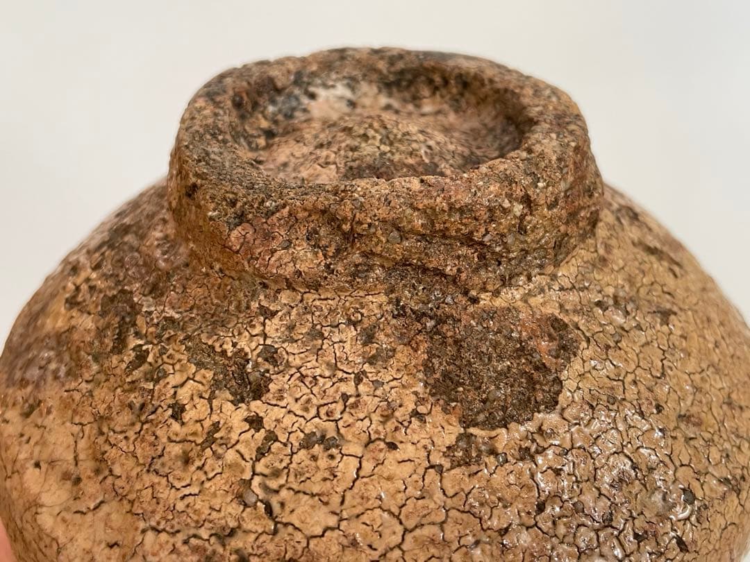 陶芸家　作家物　宇田川聖谷　萩茶碗　萩焼　茶碗　抹茶碗　共箱