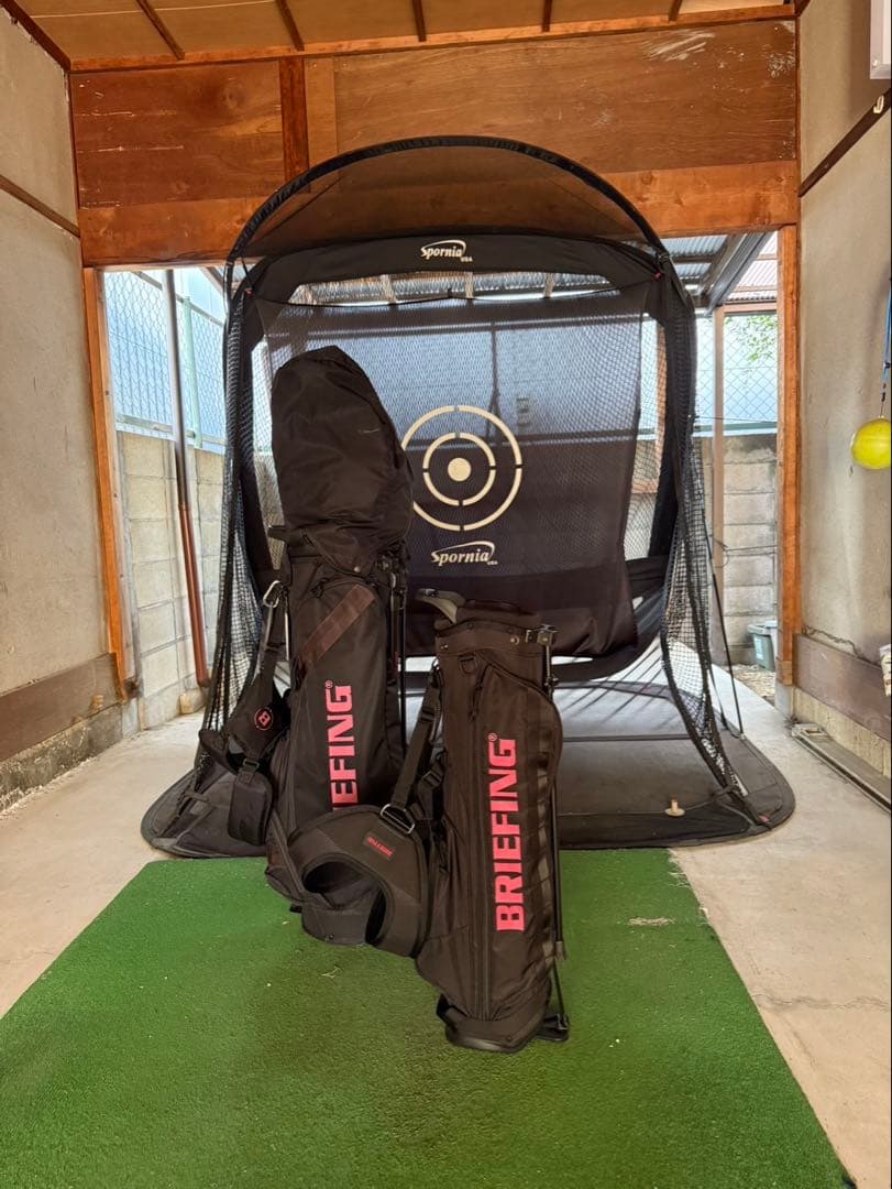 BRIEFING キャディバッグ 黒　ジュニア