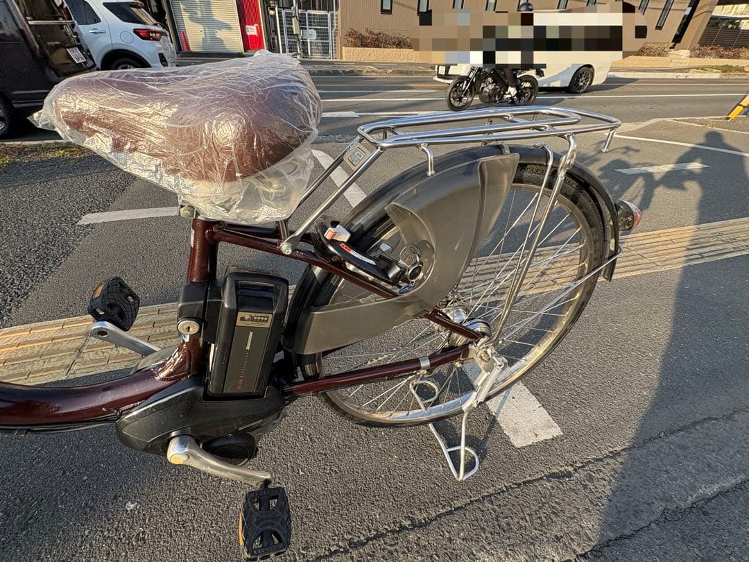 中古YAMAHA電動アシスト自転車　12.3Ah 大阪　014番