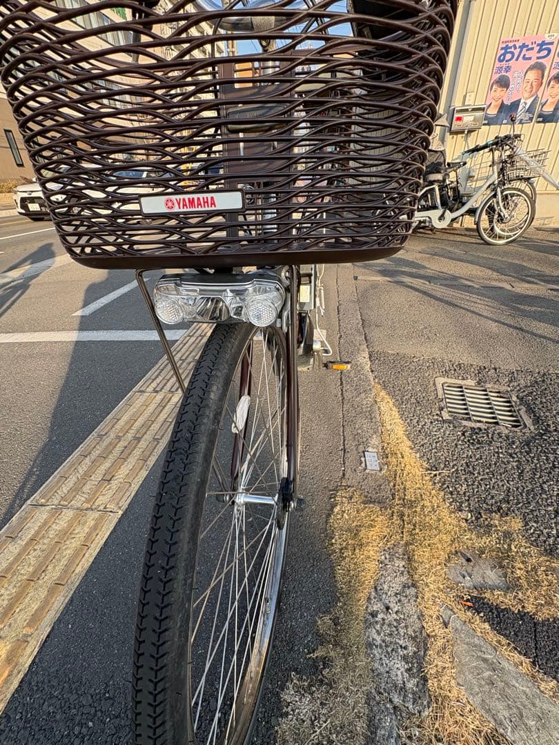 中古YAMAHA電動アシスト自転車　12.3Ah 大阪　014番
