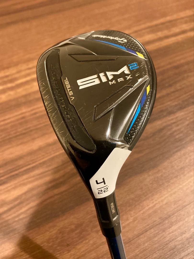 テーラーメイド SIM2MAX ユーティリティ U4 22° レフティ　左利き