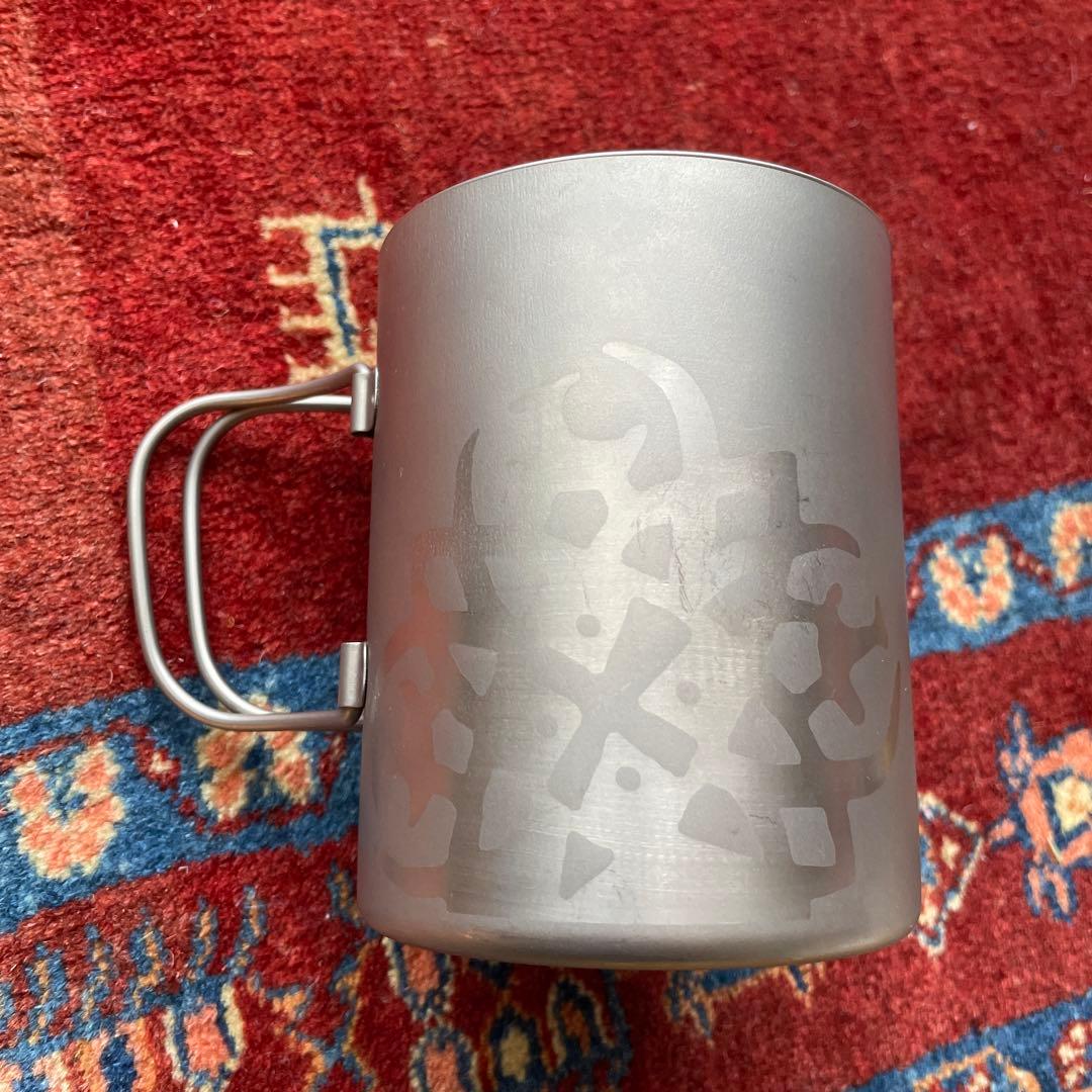 激レア 取手付きnordisk チタン ダブルウォールマグ 450ml