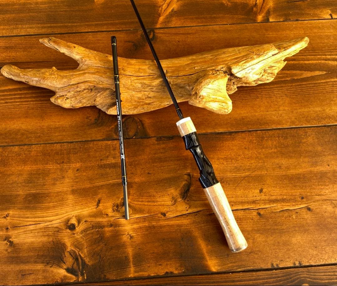 釣り竿セット　トラウトロッド　パックロッド　スピニングリール　長さ調節できる竿