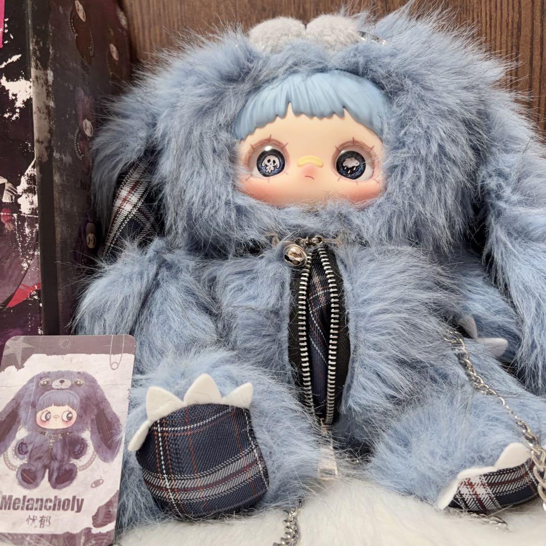 Maymei メイメイ新作　反逆シリーズ　水色　うさぎ　青　ぬいぐるみ　リュック