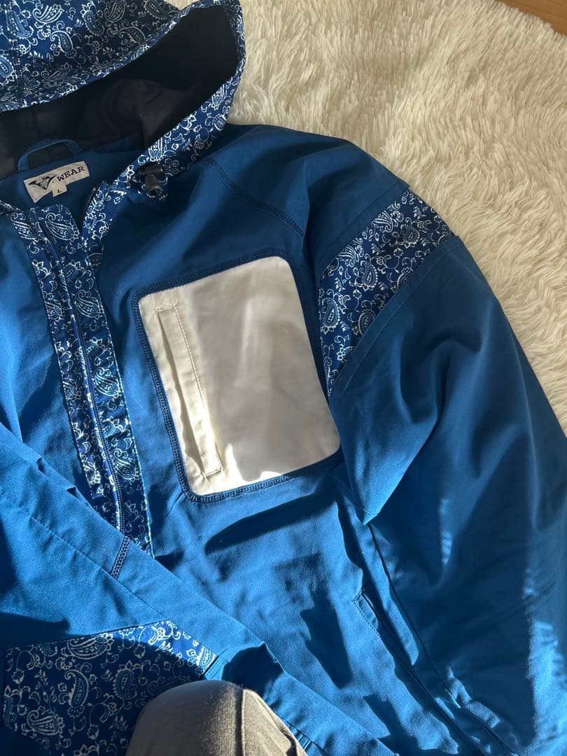 超極品！S-WEAR ウェア　L上下セット　スノーボード　男女兼用　ペイズリー