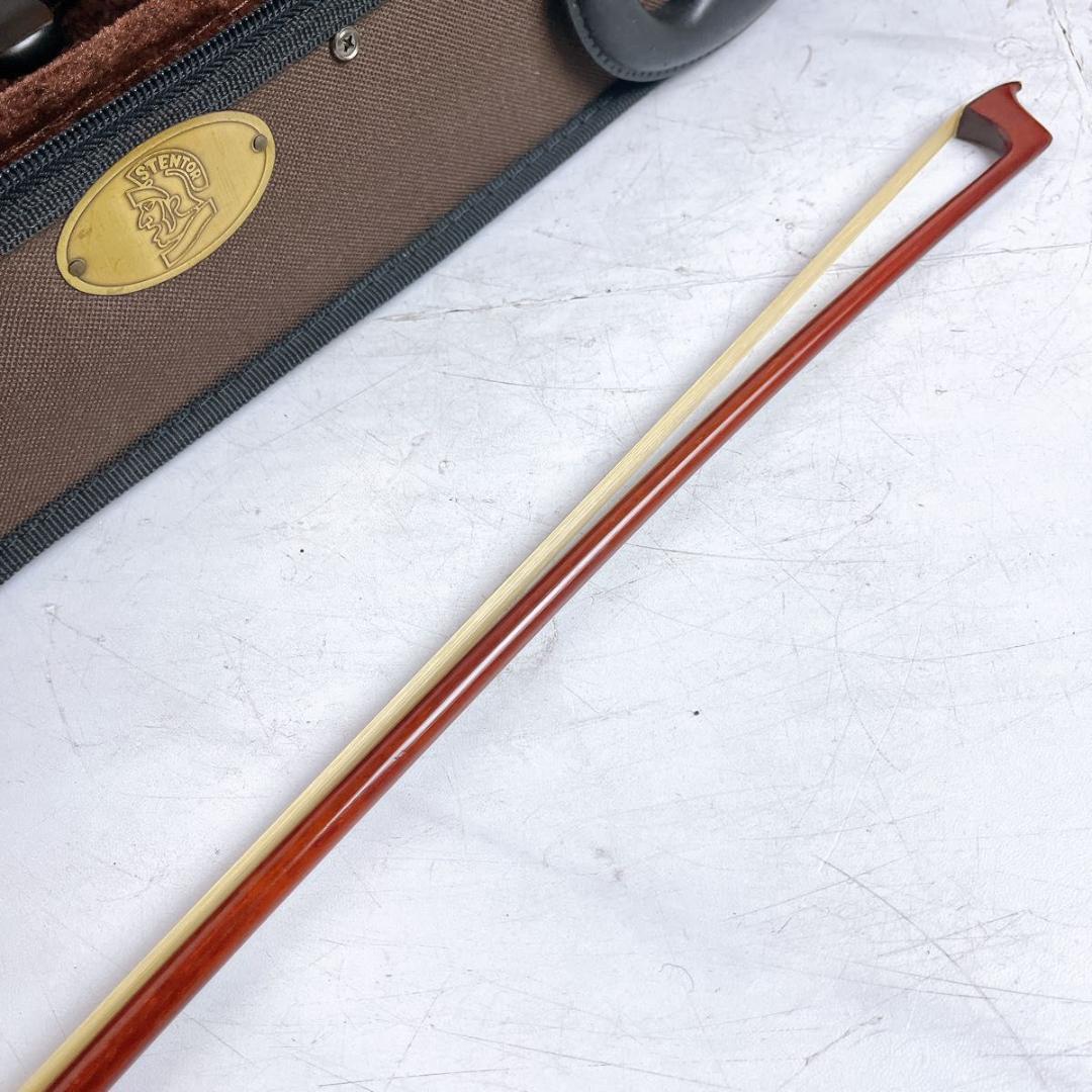【★美品★】STENTOR バイオリン 弦楽器 弓　型番無し ステンター　4/4