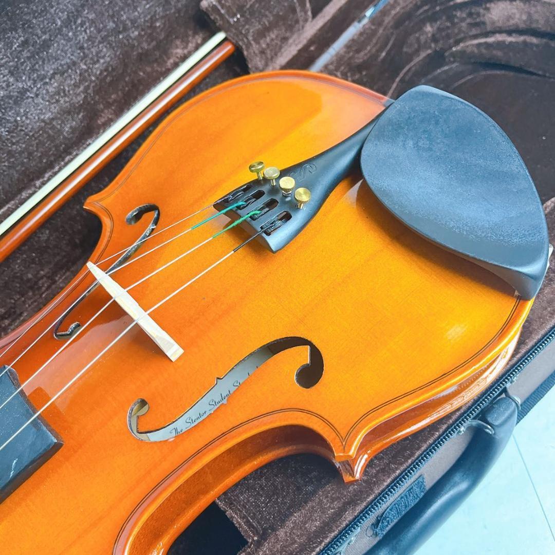 【★美品★】STENTOR バイオリン 弦楽器 弓　型番無し ステンター　4/4
