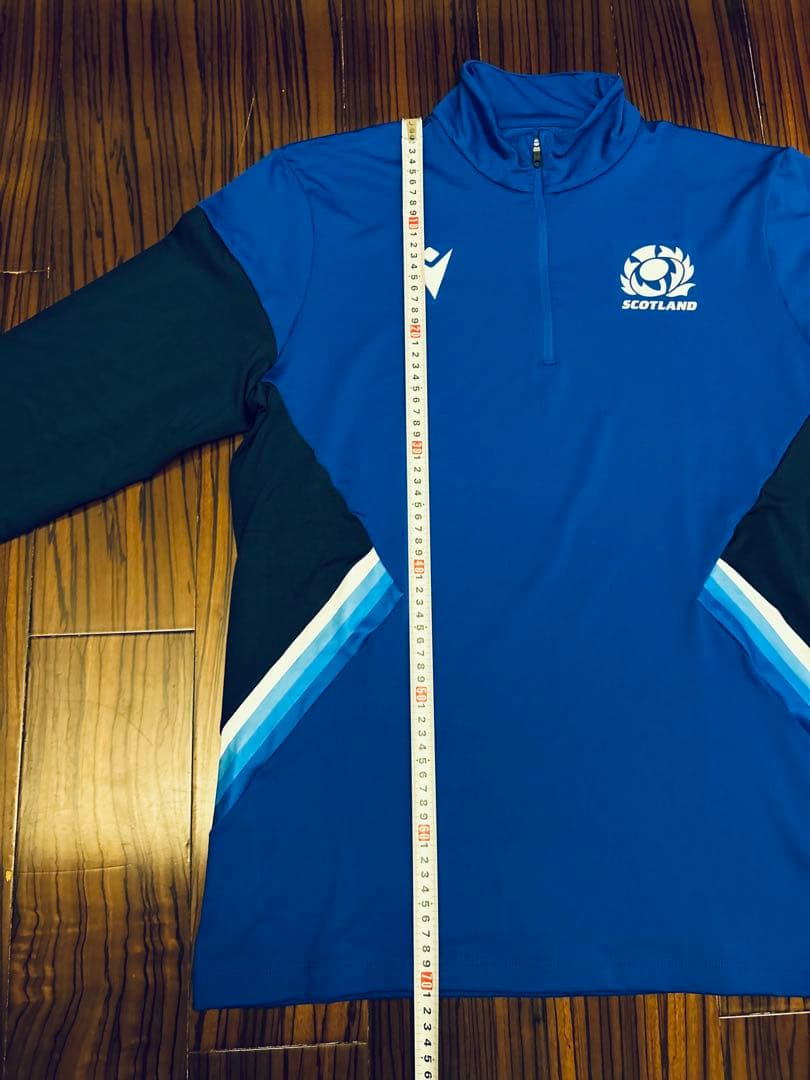 マクロン　ラグビー　スコットランド代表　ウォームアップジャケット　L