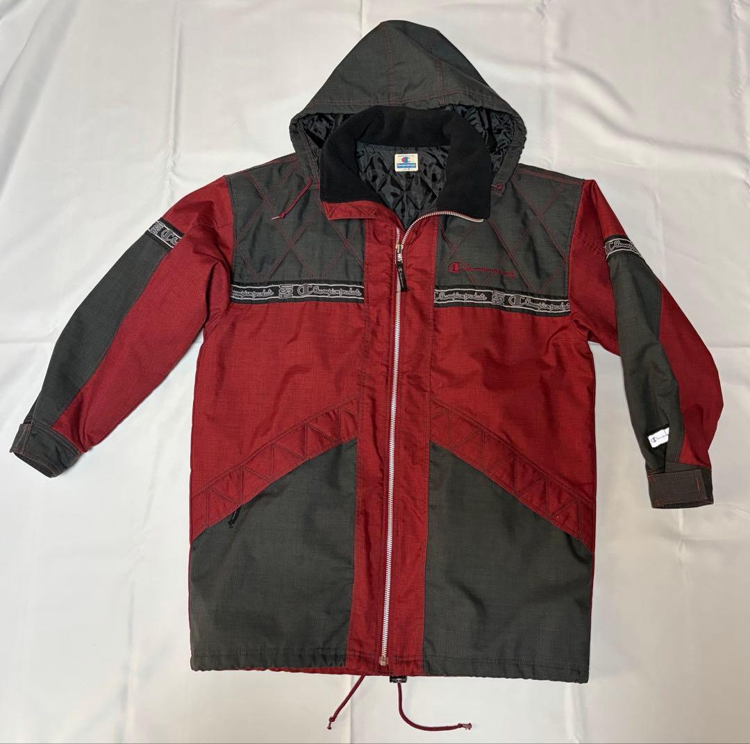 Champion赤/グレー スノーボードジャケット LLサイズ