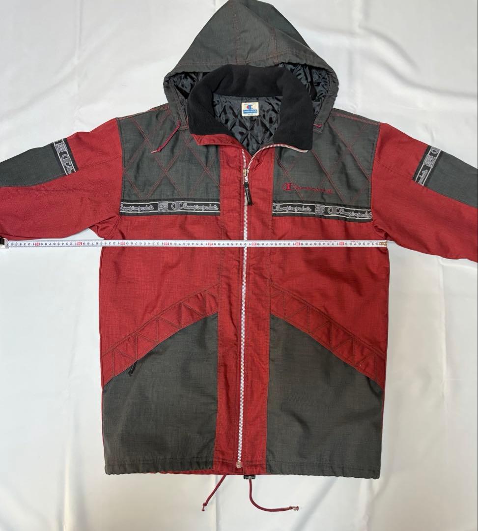 Champion赤/グレー スノーボードジャケット LLサイズ