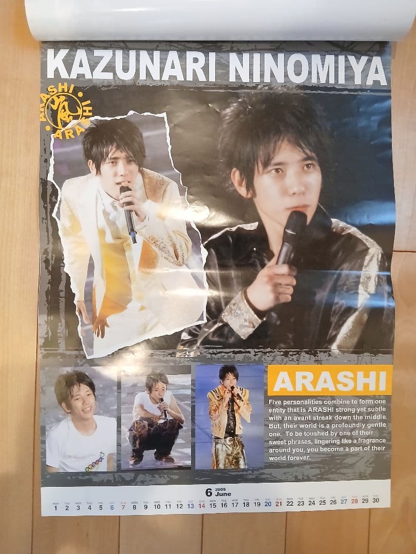 嵐　ポスター　カレンダー　激レア　2009
