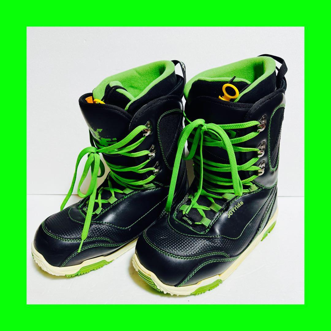 28cm JOYride スノーボードブーツ 黒/緑初心者格安特価激安