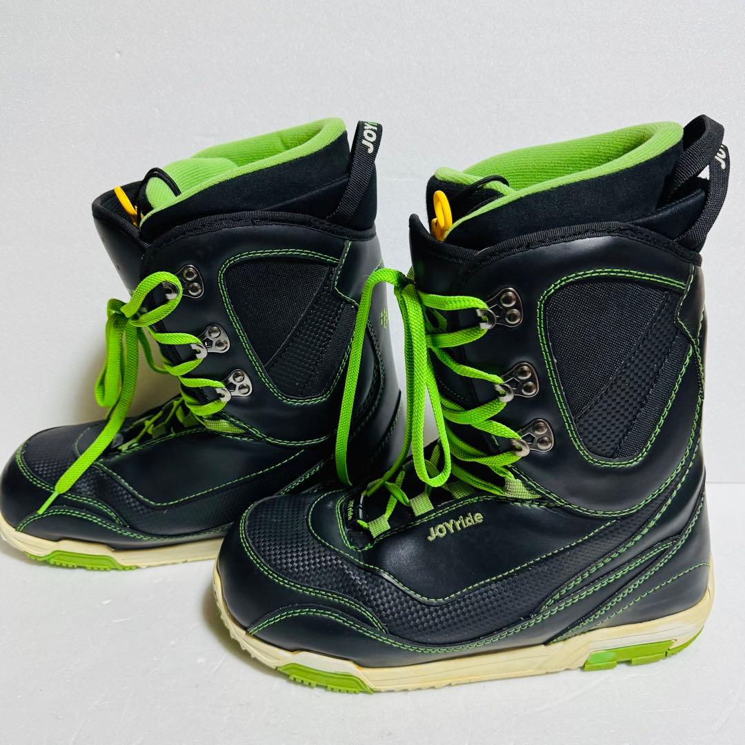 28cm JOYride スノーボードブーツ 黒/緑初心者格安特価激安