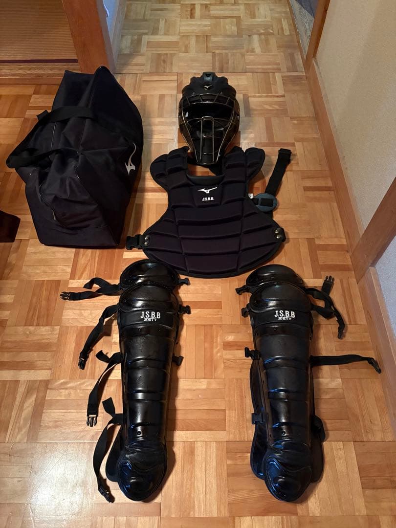 キャッチャー防具ミット一式 サムライミズノ　その他　美品
