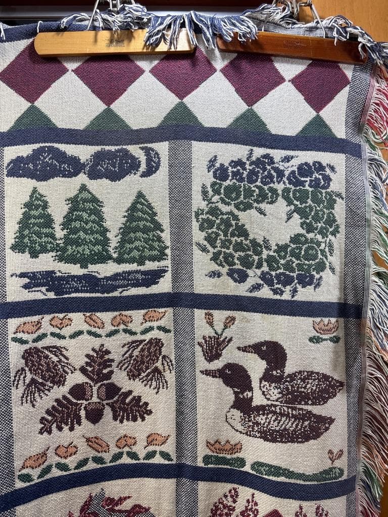 L.L.Bean ビンテージ ラグ タペストリー ブランケット エルエルビーン