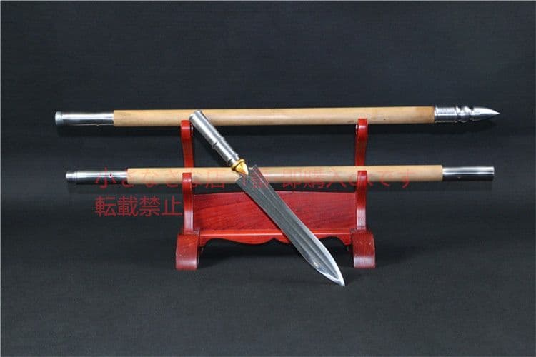 模様鋼覇王銃  古兵器 武具 刀装具 日本刀 模造刀